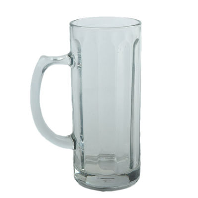 Etched Clear Glass Beer Mug Custom Personalized Beer Glass Dishwasher Safe