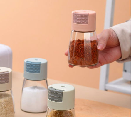 160ml Precise Control 0.5g Of Salt Transparent Glass Spice And Salt Shapers Kitchen