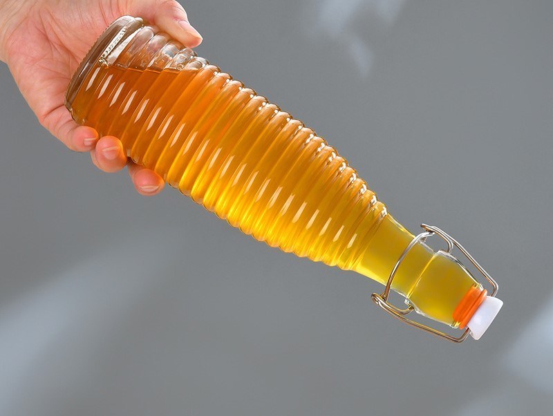 1000ml Capacity Clear Leak Proof Small Glass Bottles Reusable Vintage Glass Milk Jars For Refrigerator Storage