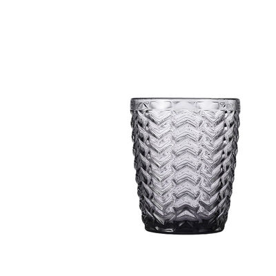 Hoshine Joy Màu xám 300 ml Crystal Glass Tumbler hàng ngày phục vụ đồ thủy tinh cho nước ép uống