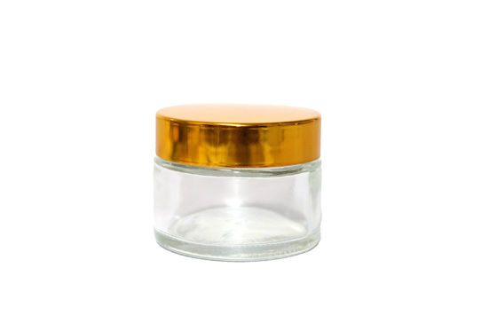 30ML Thùng kem thủy tinh trong với nắp vít
