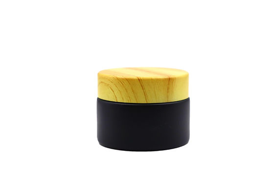 50ML Thùng mỹ phẩm thủy tinh trong với nắp vít cho bao bì mỹ phẩm